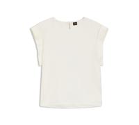 BOSS Regular-Fit Bluse mit Schlüsselloch-Detail auf der Rückseite - Style C_Irnette, 50543548 Natur 32