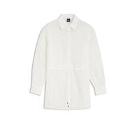 BOSS Regular-Fit Bluse mit Stickereien von Blumen - Style Balisya, 50556589 Weiß 34