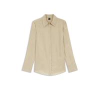 BOSS Regular-Fit Bluse mit verdecktem Verschluss - Style Beruta2, 50562889 Hellbeige 38