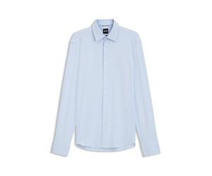 BOSS Regular-Fit Business-Hemd aus Stretch-Jersey - Style P-JOE-K-261, 50567197 Hellblau 42