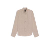 BOSS Regular-Fit Button-Down-Hemd aus Leinen - Style C-LIAM-S-BD-C1-243, 50529137 Beige XXL