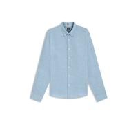 BOSS Regular-Fit Button-Down-Hemd aus Leinen - Style C-LIAM-S-BD-C1-243, 50529137 Hellblau XXL