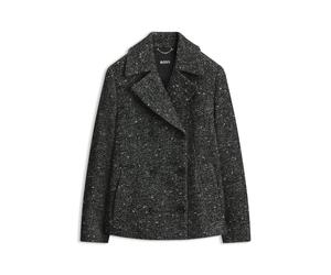 BOSS Regular-Fit Caban aus strukturiertem Gewebe - Style Caraza2, 50571294 Dunkelgrau 36