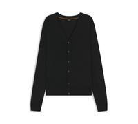 BOSS Regular-Fit Cardigan aus Woll-Mix - Style Avac_CD, 50523574 Schwarz XL