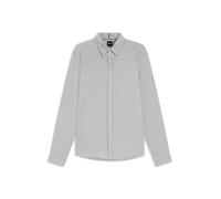 BOSS Regular-Fit Flanell-Hemd aus Baumwoll-Mix - Style C-LIAM-kent-C1-243, 50550666 Hellgrau L