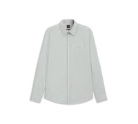BOSS Herren Hemd RELEGANT_6_M Regular Fit, silber, Gr. S