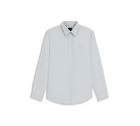 BOSS Regular-Fit Hemd aus Baumwoll-Popeline - Style Relegant_6_M, 50518304 Hellgrau L