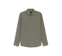 Boss Relegant 6 10260284 Langarmhemd M Open Grey