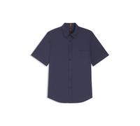 BOSS Regular-Fit Hemd aus Baumwoll-Popeline - Style Relegant_6-short_M, 50537331 Dunkelblau L