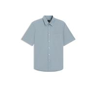 BOSS Regular-Fit Hemd aus Baumwoll-Popeline - Style Relegant_6-short_M, 50537331 Hellblau L