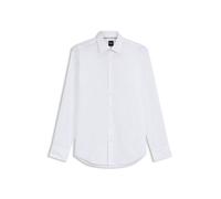 BOSS Regular-Fit Hemd aus bügelleichter Baumwoll-Popeline - Style H-JOE-kent-C1-214, 50479943 Weiß 47