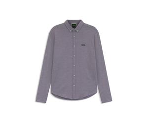 BOSS Regular-Fit Hemd aus dynamischem Baumwoll-Jersey - Style B_Motion L, 50544795 Lila M