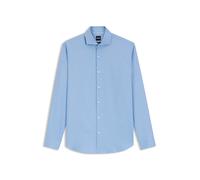 BOSS Regular Fit Hemd hellblau, Einfarbig