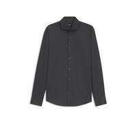 BOSS Regular-Fit Hemd aus elastischem Baumwoll-Twill mit bügelleichtem Finish - Style H-JOE-spread-C1-222, 50474279 Dunkelgrau 39