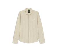 BOSS Regular-Fit Hemd aus gestricktem Baumwoll-Piqué - Style B_EXCURSE_L, 50544843 Weiß L