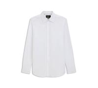 BOSS Regular-Fit Hemd aus in Italien gefertigter Baumwoll-Popeline - Style L-JOSH-KENT-C1-243, 50530297 Weiß 45