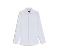 BOSS Regular-Fit Hemd aus in Italien gefertigter Baumwolle mit Streifen-Dessin - Style L-JOSH-SPREAD-C1-243, 50554880 Hellblau 43