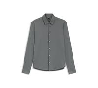 BOSS Regular-Fit Hemd aus Performance-Stretch-Jersey mit Oxford-Struktur - Style P-LIAM-K-F-261, 50556672 Hellgrün S