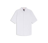 BOSS Regular-Fit Hemd aus soft gewaschener Oxford-Baumwolle - Style Rash_2_M, 50537332 Weiß 6XL