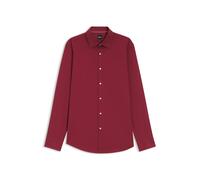 BOSS Regular-Fit Hemd aus Stretch-Baumwolle - Style H-JOE-kent-C1-214, 50473265 Dunkelrot 46