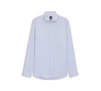 BOSS Regular-Fit Hemd aus strukturierter Stretch-Baumwolle - Style H-JOE-SP-C1-261, 50566999 Hellblau gemustert 39