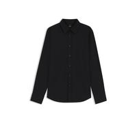 BOSS Regular-Fit Hemd aus strukturierter Stretch-Baumwolle - Style Relegant_6_M, 50565600 Schwarz M