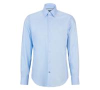 BOSS Regular Fit Hemd hellblau, Einfarbig