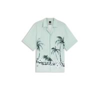 BOSS Regular-Fit Hemd mit Maxi-Print - Style Rayer_M, 50559632 Gemustert XXXL