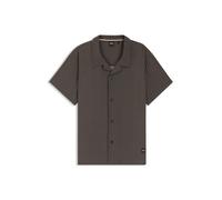 BOSS Regular-Fit Hemd mit zeitgemäßem Print - Style Beach Shirt, 50535793 Schwarz M