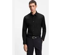 BOSS Herren Hemd H-JOE-KENT-C1-214 Regular Fit Langarm, black, Gr. 42