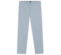 BOSS Regular-Fit Hose aus elastischem Baumwoll-Satin - Style Chino-Regular-1, 50534378 Hellblau 30/32