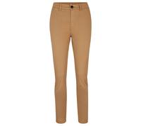 BOSS Regular-Fit Hose aus elastischem Baumwoll-Satin - Style C_Tachini2-D, 50508675 Beige 44