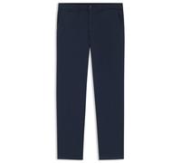 BOSS Regular-Fit Hose aus elastischem Baumwoll-Satin - Style Chino-Regular-1, 50534378 Blau 35/34