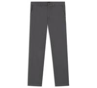 BOSS Regular-Fit Hose aus elastischem Baumwoll-Satin - Style Chino-Regular-1, 50534378 Dunkelgrau 33/34