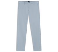 BOSS Regular-Fit Hose aus elastischem Baumwoll-Satin - Style Chino-Regular-1, 50534378 Hellblau 34/32