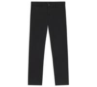 BOSS Regular-Fit Chino aus elastischem Baumwoll-Satin - Style Chino-Regular-1, 50534378 Schwarz 34/34