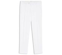 BOSS Regular-Fit Hose aus knitterfreiem Leinen - Style L-Peet-Pleat-252, 50539495 Weiß 46