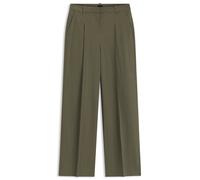 BOSS Regular-Fit Hose aus Stretch-Crêpe mit Nadelstreifen - Style Tiana17, 50564491 Dunkelgrün 44