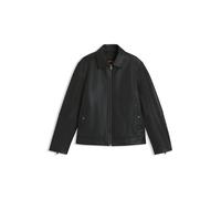 BOSS Regular-Fit Jacke aus Nappaleder - Style Jogear, 50552141 Schwarz 58