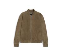 BOSS Regular-Fit Jacke aus Veloursleder - Style H-Muller, 50543213 Braun 46