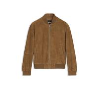 BOSS Regular-Fit Jacke aus Veloursleder - Style H-Muller, 50543213 Braun 58