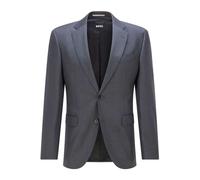 BOSS Regular-Fit Sakko aus Schurwoll-Serge - Style H-Jeckson-B1, 50469172 Dunkelgrau 48