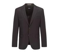 BOSS Regular Fit Sakko schwarz, Einfarbig