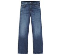 BOSS Regular-Fit Jeans aus blau marmoriertem Denim - Style C_ADA HR 13.0, 50552376 Dunkelblau 25/32