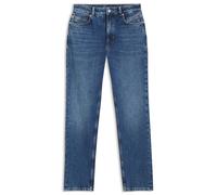 Slim-fit-Jeans BOSS ORANGE "ADA SLIM HR 2.0 Premium Damenmode", Damen, Gr. 29, Länge 30, blau (dunkelblau 403), Denim/Jeans, Obermaterial: 100% Baumwolle, slim fit lang, Jeans Slim-fit-Jeans, mit hohe