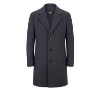 Boss - Regular-Fit-Mantel aus Fischgrät-Wolle mit Kaschmir - - Coats - Herren - Grau - M