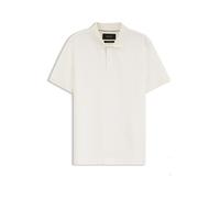 BOSS Regular-Fit Poloshirt aus Baumwolle und Seide mit Jacquard-Struktur - Style L-Perry 141, 50565893 Natur M