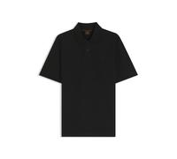 BOSS Regular-Fit Poloshirt aus wabenstrukturiertem Baumwoll-Piqué - Style Phoenix, 50560227 Schwarz XL
