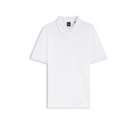 BOSS Regular-Fit Poloshirt aus wabenstrukturiertem Baumwoll-Piqué - Style Phoenix, 50560227 Weiß XXL