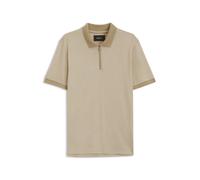 BOSS Regular-Fit Poloshirt aus Wolle mit Reißverschlussleiste - Style L-Payrot 137, 50564935 Hellbeige L